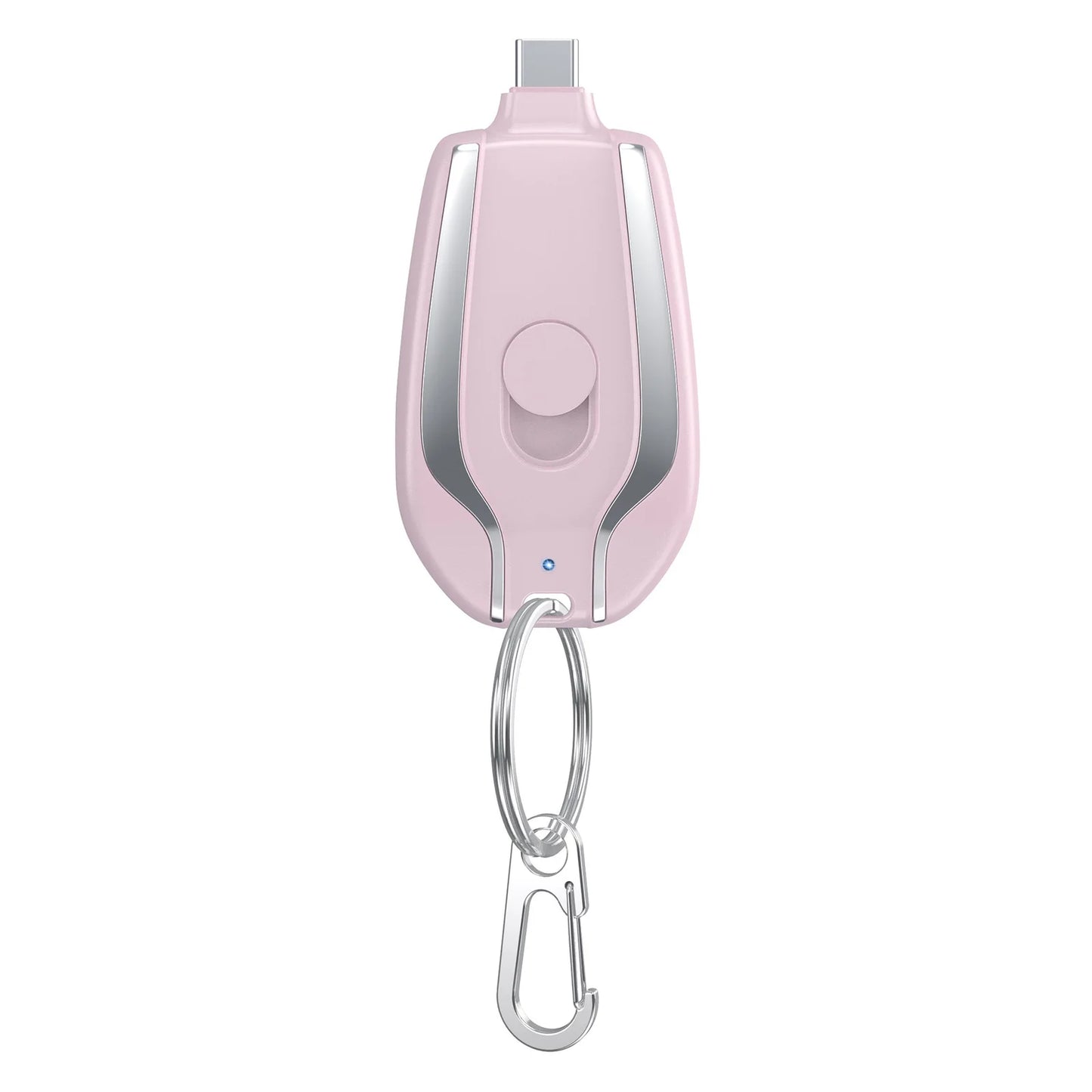 1500mAh Portable Keychain Power Bank Type-C Ultra-Compact Mini Battery Pack Fast Charging Mobile Phone Charger For iPhone Xiaomi