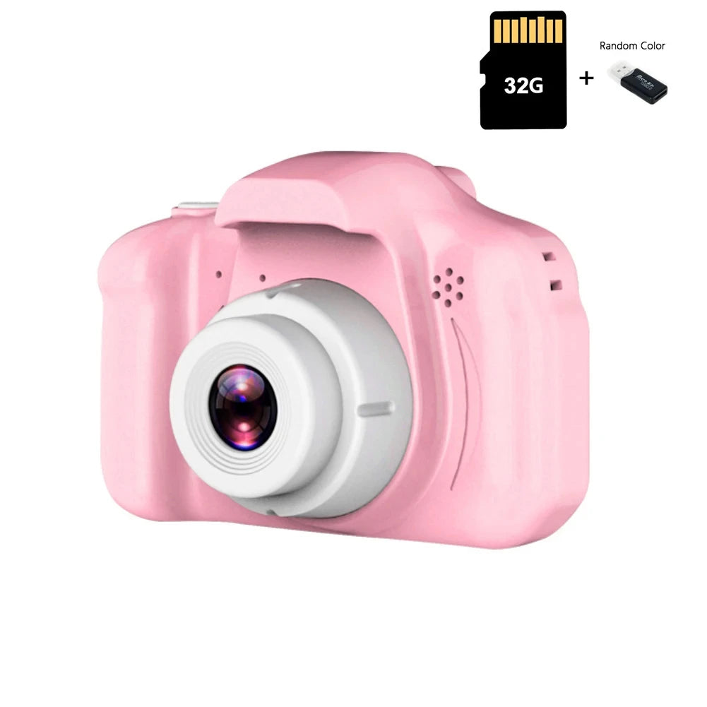 Child Mini Camera Toys Portable Outdoors Movement Camera Kids Early Education Toys Parent-Child Interaction HD Camera Toys Gifts