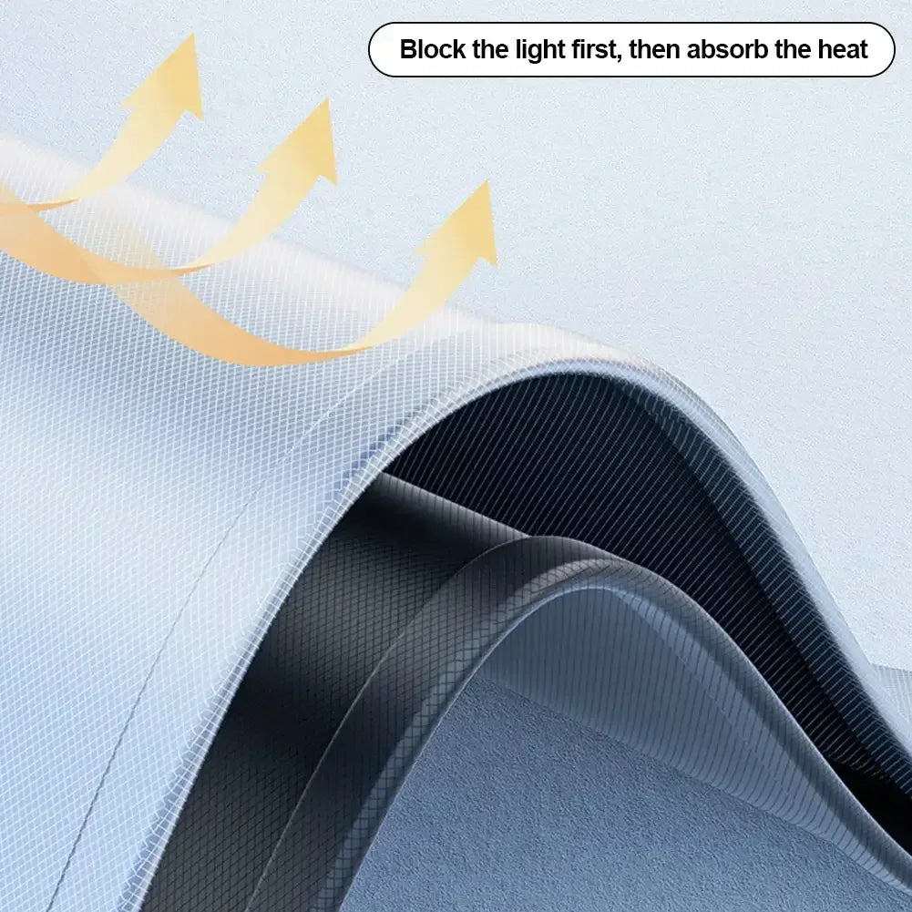 Magnet Car Side Window Curtain Privacy Curtains for Car Sun Shade Summer Sunshades UV Reflection Front/Back Window