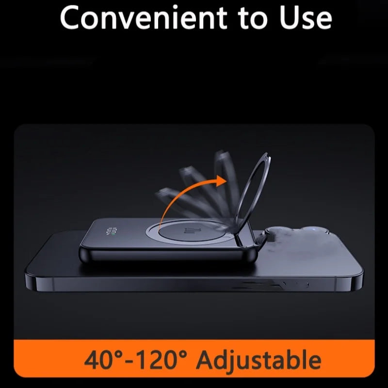 5000mAh Magsafe Power Bank 20W Magnetic Wireless Charger Powerbank for iPhone 15 Xiaomi Mi Samsung Fast Charging Spare Battery