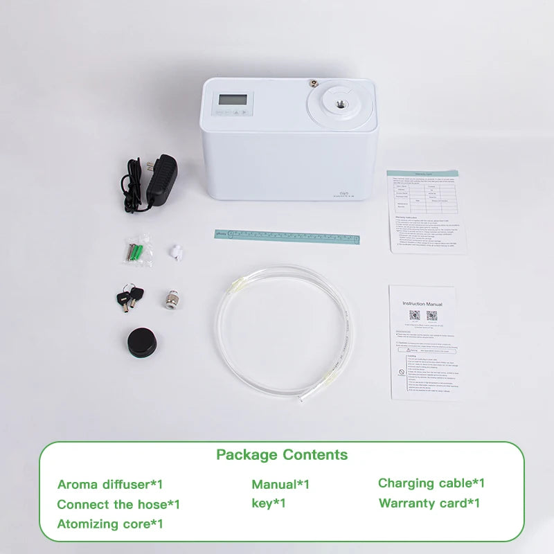 HVAC 3000m³ Home Appliance Perfume Aroma Diffuser WIFI Bluetooth Intelligent Multi Segment Timing 800ML Capacity Essential Oil