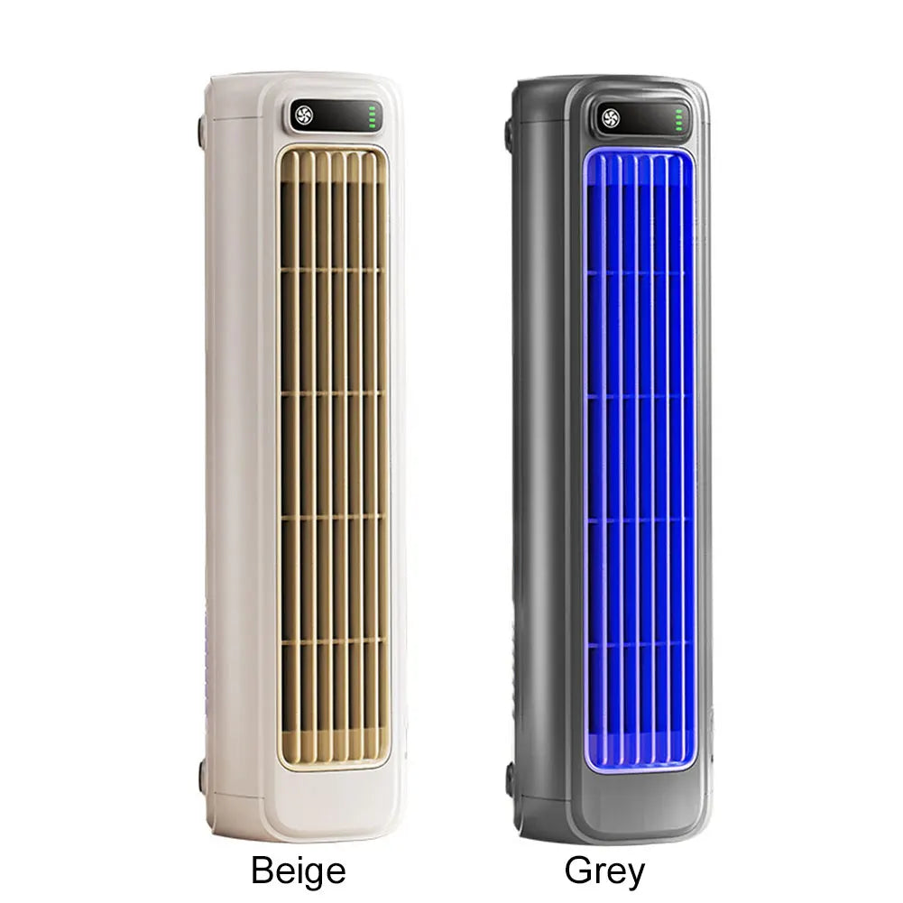 2000/1200mAh Portable Fan Electric Fan Air Conditioner Fan Quiet Wall Mount Desk Fan Tower Fan 3 Speed Rechargeable for Home