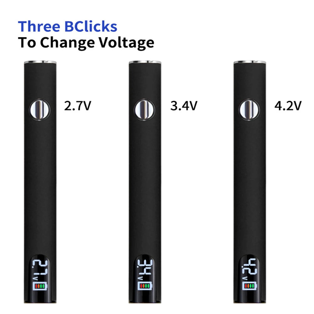 510 Thread Battery Cart Pen Adjustable Voltage Digital 510 Electric Soldering Iron 650mAh Battery Electric Soldering Iron Pen