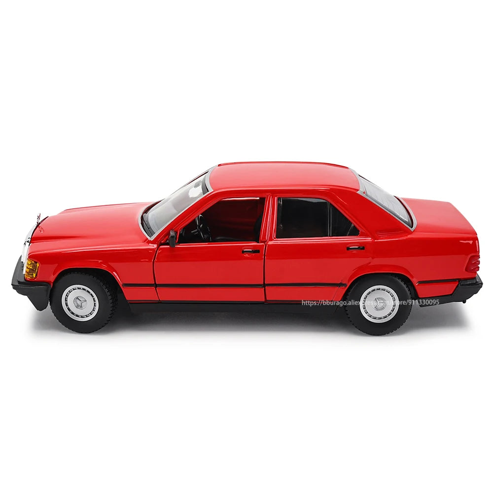 Bburago 1:24 1987 Mercedes Benz 190E alloy racing car Alloy Luxury Vehicle Diecast Cars Model Toy Collection Gift