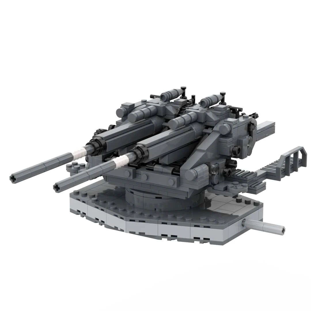 Dvina Close-In Weapon System Phalanx CIWS Skynex Kashtan S75 Goalkeeper Airframe Missile Battleship Artillery Military Block Toy