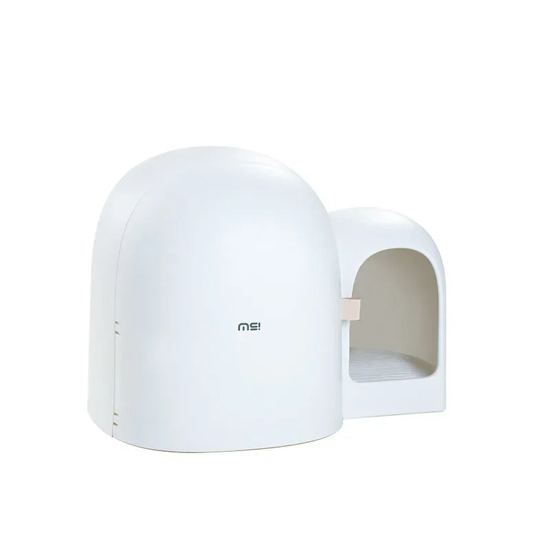 Fully Enclosed Extra Large Cat Litter Box Anti-odor Cat Toilet Simple Style Cat Litter Box Pet Supplies Eco-friendly Material