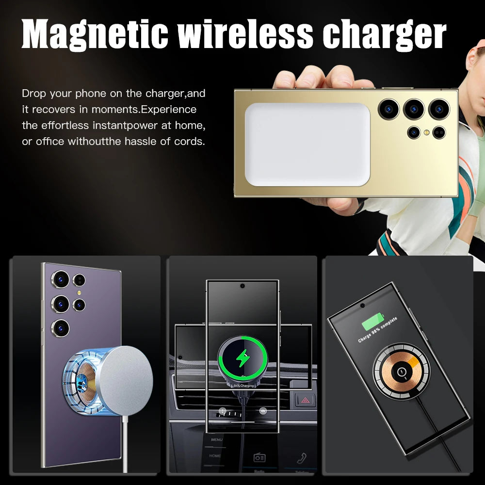 2025 HOT S26 Ultra 7.3HD Global Edition Original Smart Dual Card 7800mAh Battery Facial The phone case is used for