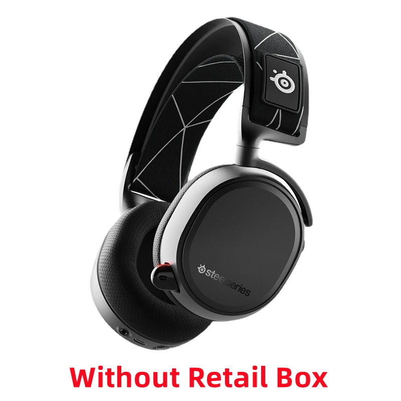 SteelSeries Arctis 9 Wireless Gaming Headset Integrated 2.4GHz Wireless + Bluetooth 20+ Hour Battery Life E-games 7.1 headphone