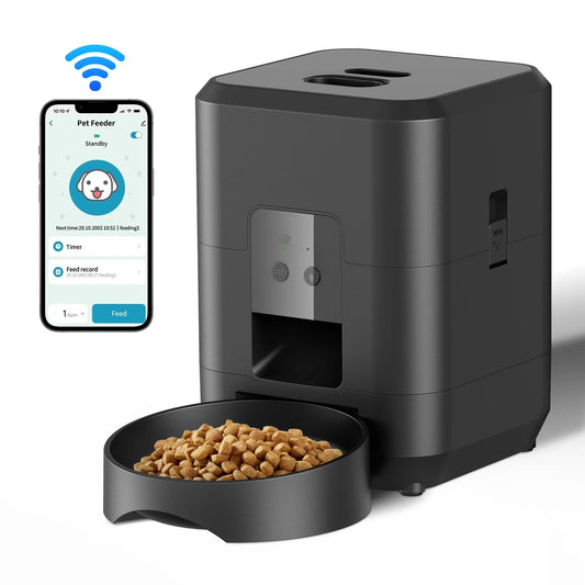 Smart Pet Feeder Automatic Cat Feeder Dog Slow Food Machine With Timed Quantitative Automatic Cat Food Dispenser Cat Dog Bowl - Merit Sell