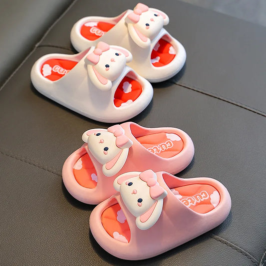 Summer Children Slippers Cartoon Indoor Anti Slip Boys Bathroom Slippers 2-10 Years Old Cute Soft Soled Girls Slippers - Merit Sell