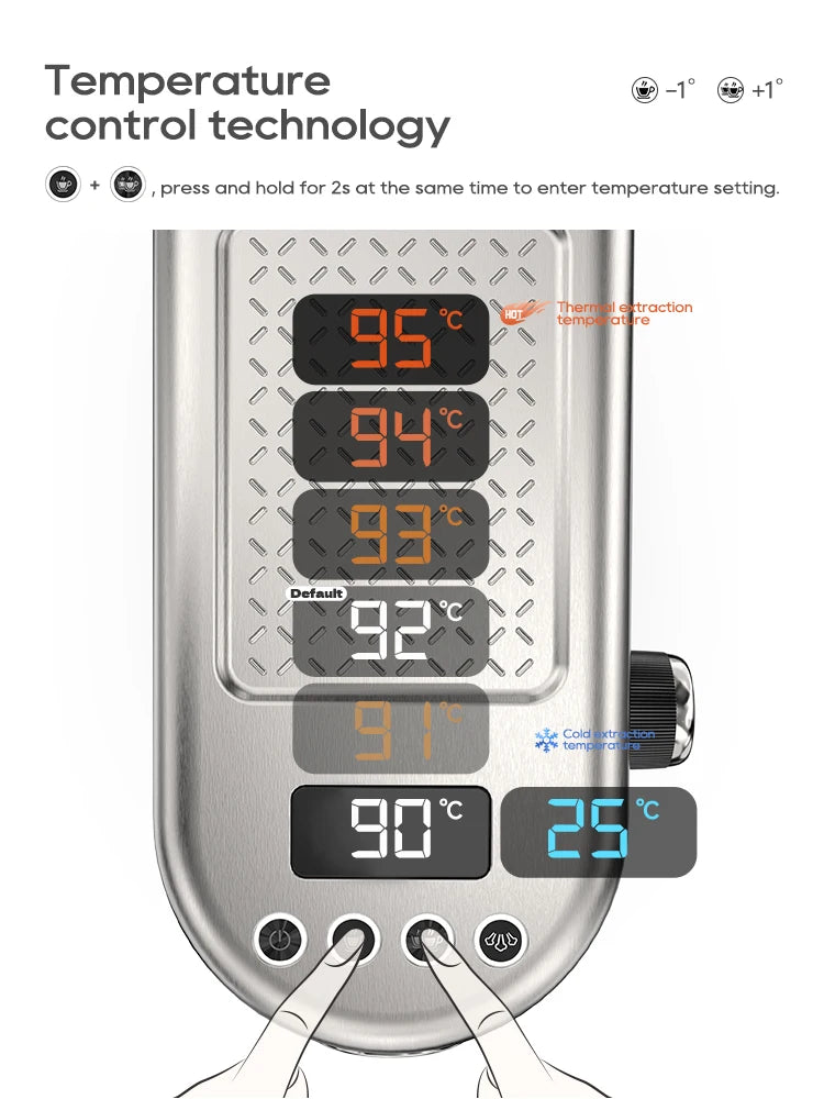 Merit Sell HiBREW Adjustable Temperature Espresso Machine - Merit Sell