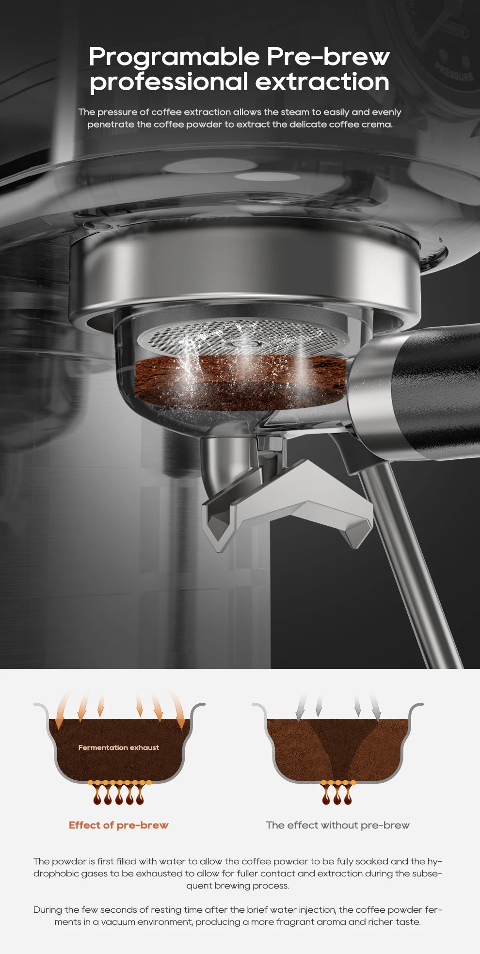 Merit Sell HiBREW Adjustable Temperature Espresso Machine - Merit Sell
