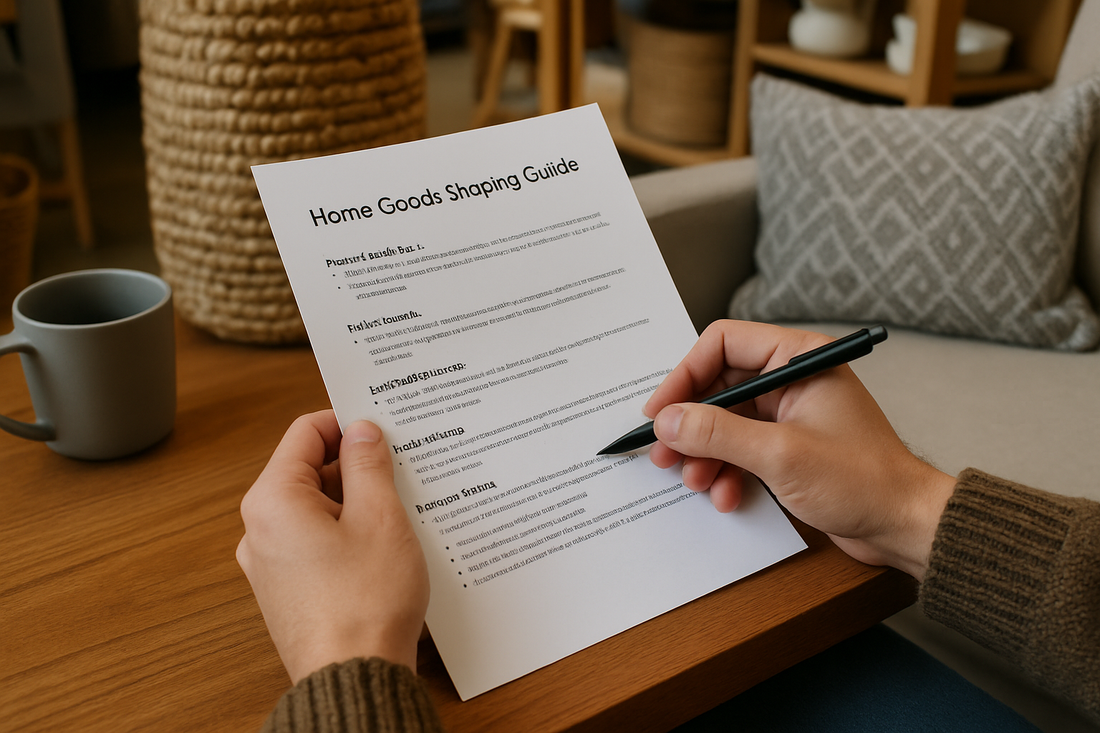 Home Goods Shopping Guide: Smart Buying Strategies