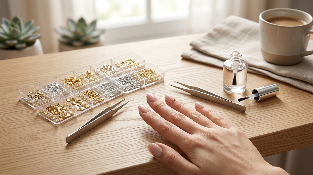 gel nail art supplies - The Logic of Nail Art Studs: Why 3D Accents Save Busy 2026 Mornings