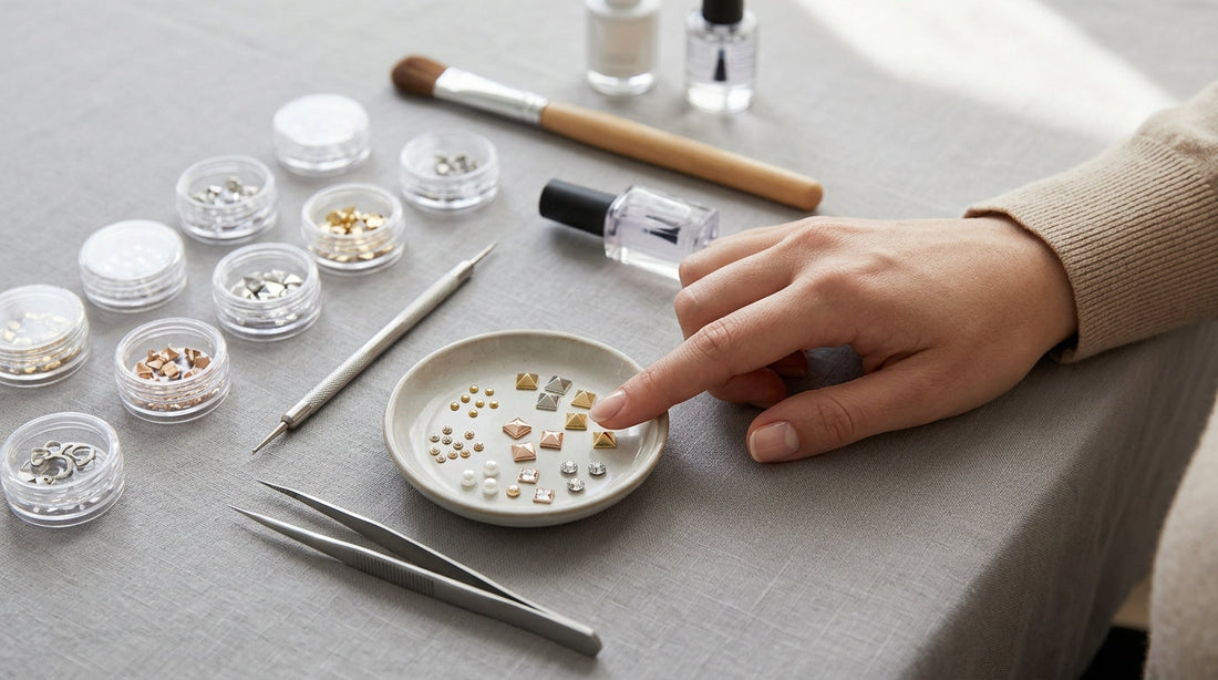 nail art supplies - What Every Pro Manicurist Knows About 3D Nail Art Studs