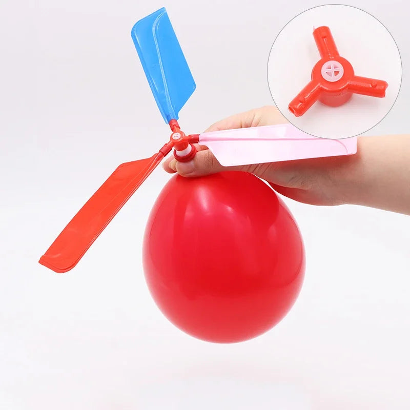 1-10pcs Helicopter Balloon Portable Outdoor Playing Flying Ballon Toy Birthday Party Decorations Kids Gift Party Supplies Globos - Merit Sell