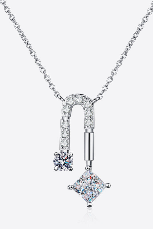 1.3 Carat Moissanite 925 Sterling Silver Necklace - Merit Sell