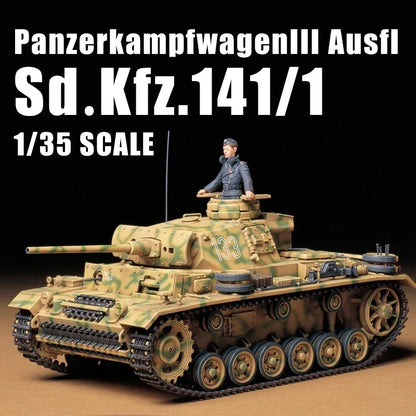 1/35 TAMIYA assembly model 35215 German Pz.Kpfw.III Ausf.L Tank Model Kit - Merit Sell