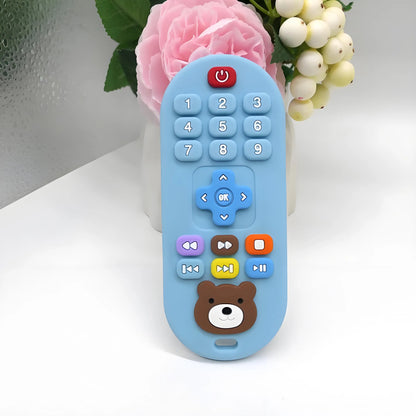 1/3pcs Teether toys remote control baby baby teeth use for boy and girls holiday gift remote control shape silicone teething toy - Merit Sell