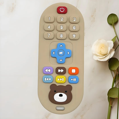 1/3pcs Teether toys remote control baby baby teeth use for boy and girls holiday gift remote control shape silicone teething toy - Merit Sell