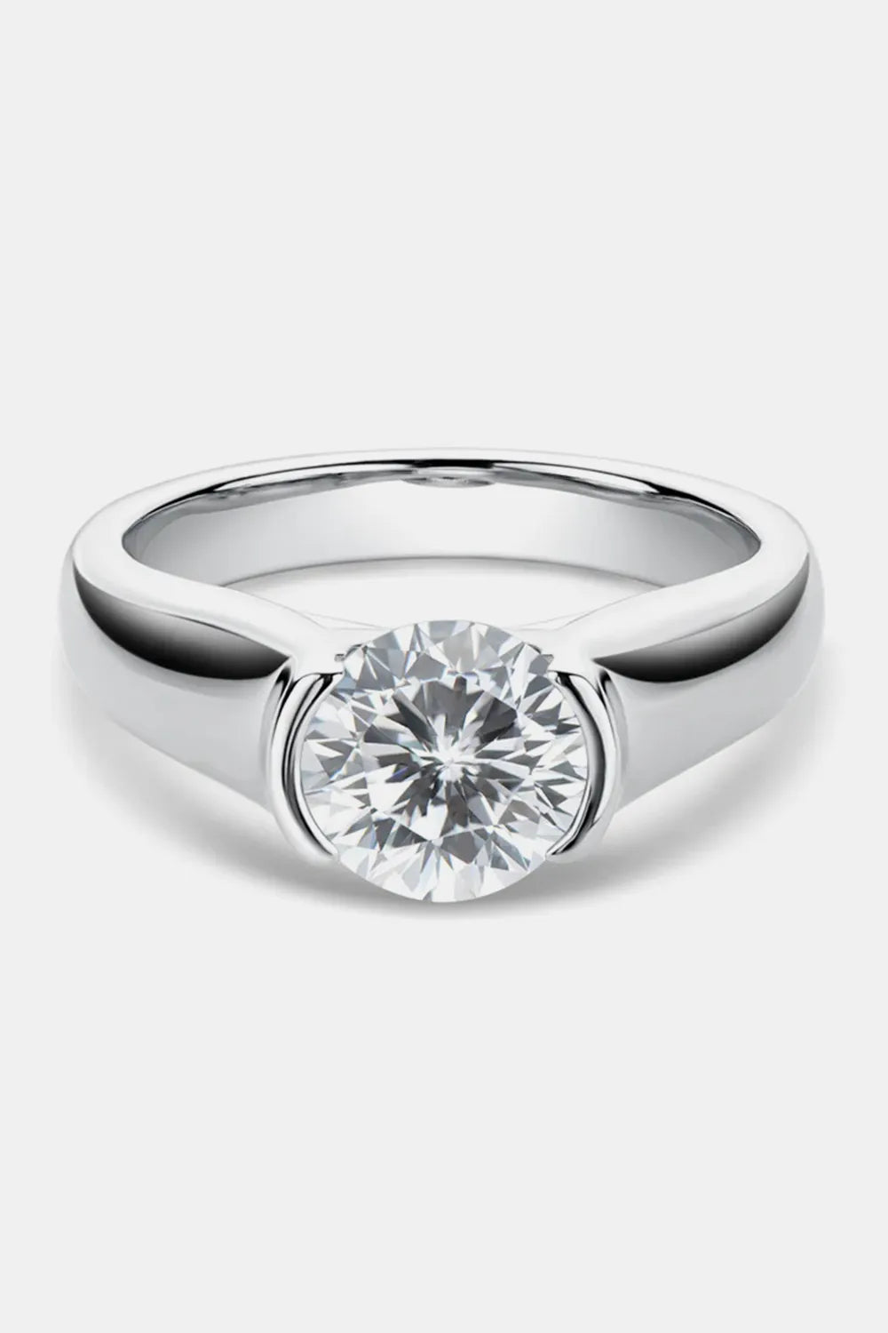 1.5 Carat Moissanite 925 Sterling Silver Ring - Merit Sell