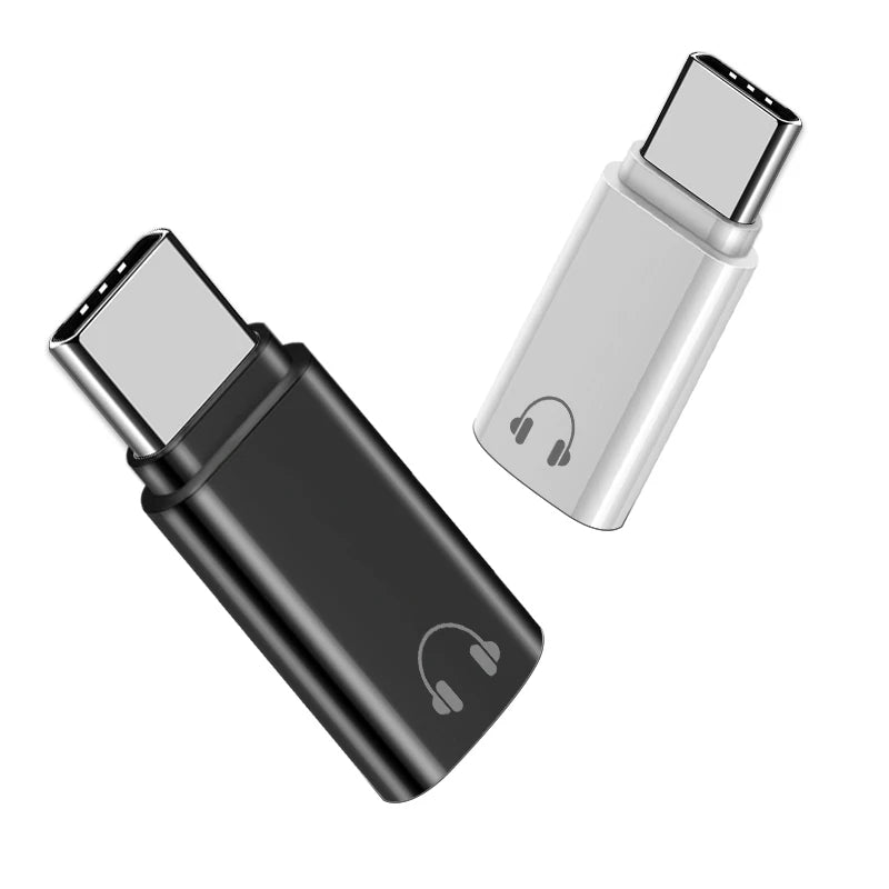 1-5PCS USB Type-C To 3.5mm Headphone Adapter 3 5 Mm Jack Adapter USB-C OTG for Huawei Honor Redmi Xiaomi 3 5 AUX Cable Adapter - Merit Sell