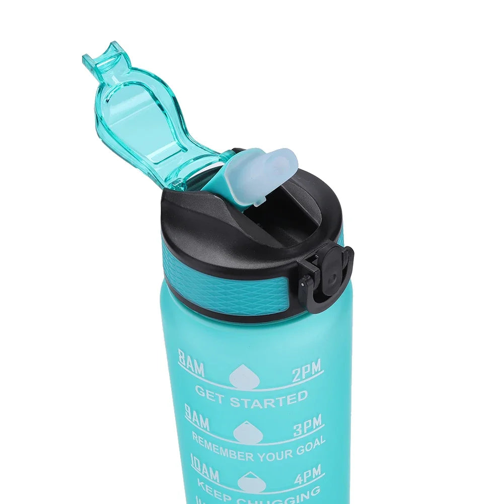 1 Liter Water Bottle Motivational Sport Water Bottle Leakproof Bottles Drinking Outdoor Travel Gym Fitness Jugs for Kitchen Cups - Merit Sell