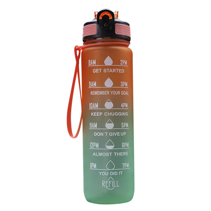 1 Liter Water Bottle Motivational Sport Water Bottle Leakproof Bottles Drinking Outdoor Travel Gym Fitness Jugs for Kitchen Cups - Merit Sell