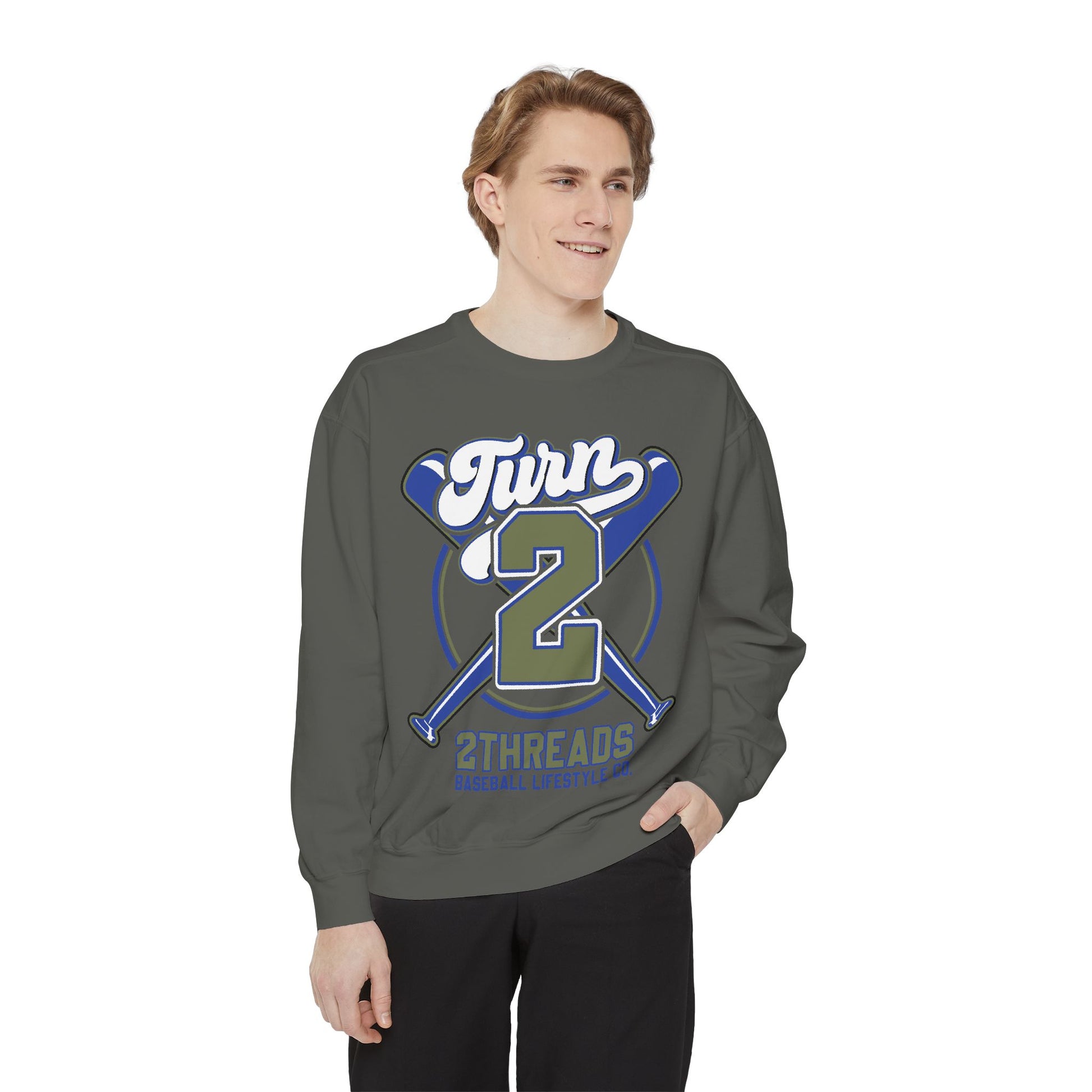 Baseball '2' Varsity Sweatshirt — 2Three08 Team Logo Pullover - Merit Sell
