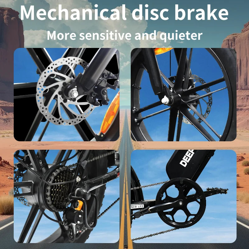 1000W Motor Adult Electric Bike 48V 25AH 20-inch Snow Tire Electric bicycle Outdoor adult Off-Road Bicycle Mountain Ebike - Merit Sell