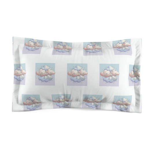 Cloud Dream Pillow Sham — Pastel Sleeping Clouds Microfiber Pillowcase Merit Sell