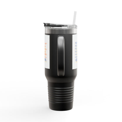 40oz Insulated Travel Mug — "You Are Enough" Motivational Tumbler