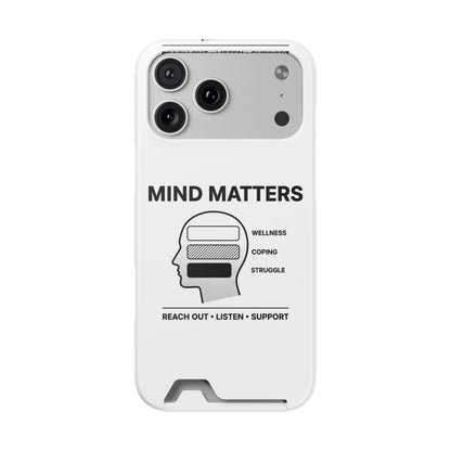 Mind Matters Phone Card Case — Mental Health Awareness Card Holder Case