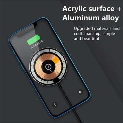 100W Magnetic Wireless Charger Pad Phone Chargers For iPhone 15 14 13 Pro Max Airpods Portable Macsafe PD Fast Charging Station - Merit Sell