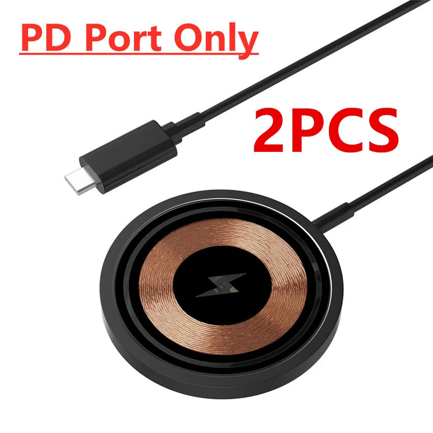 100W Magnetic Wireless Charger Pad Phone Chargers For iPhone 15 14 13 Pro Max Airpods Portable Macsafe PD Fast Charging Station - Merit Sell