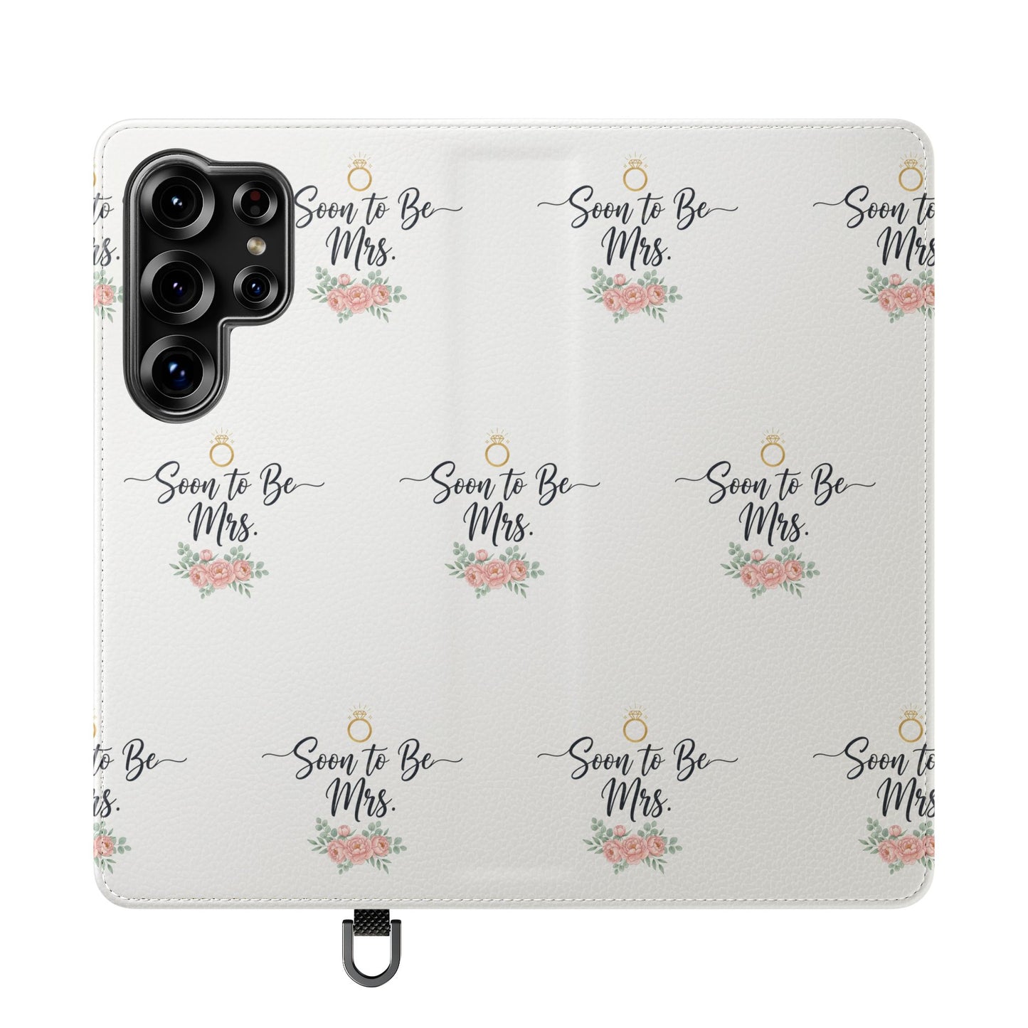 Flip Case — 'Soon to Be Mrs.' Floral Ring Phone Wallet