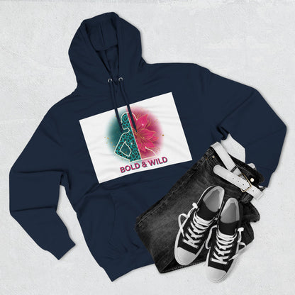 Bold & Wild Floral Hoodie — Women's Bold & Wild Graphic Fleece Hoodie