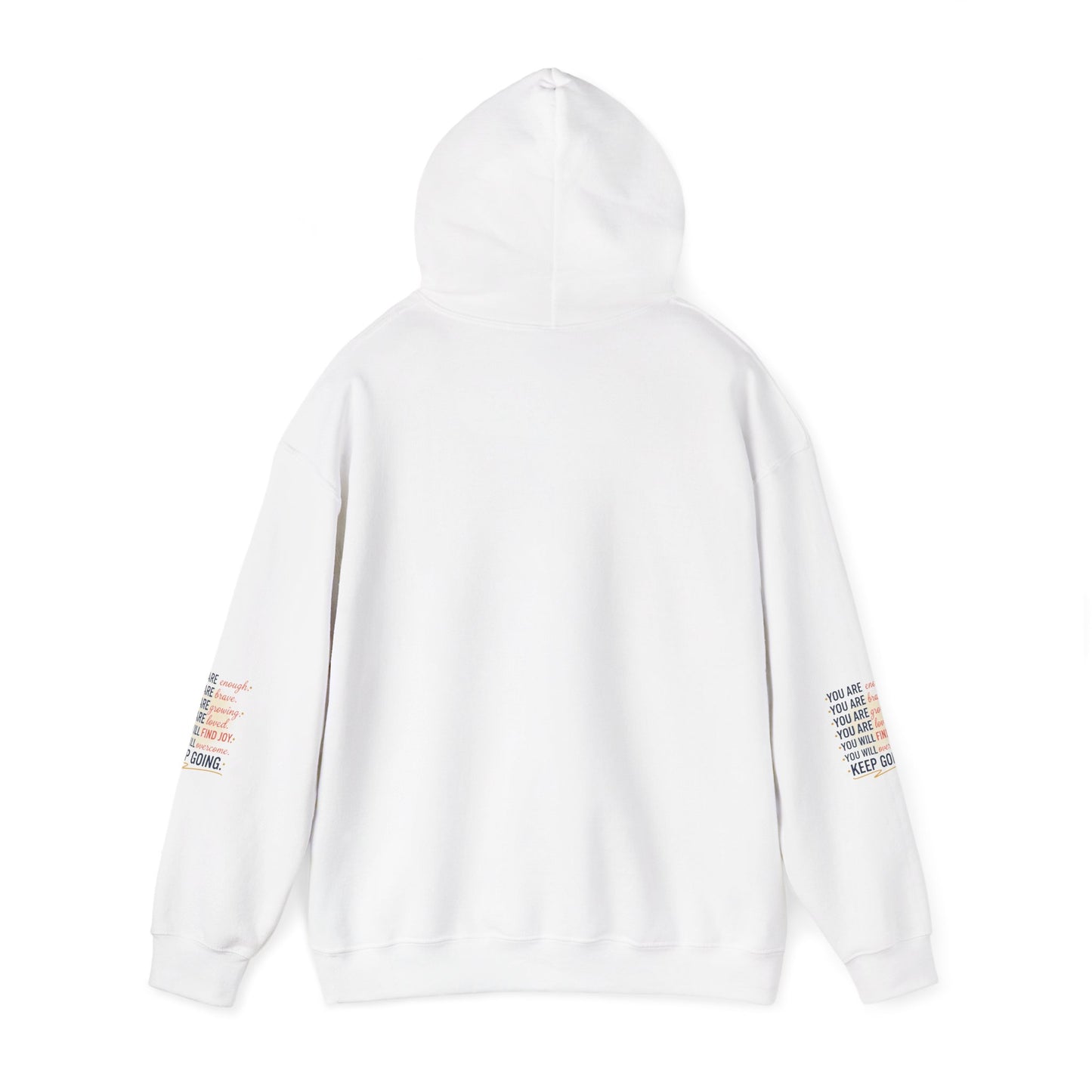 Inspirational 'Keep Going' Hoodie — Positive Affirmation Motivational Sweatshirt