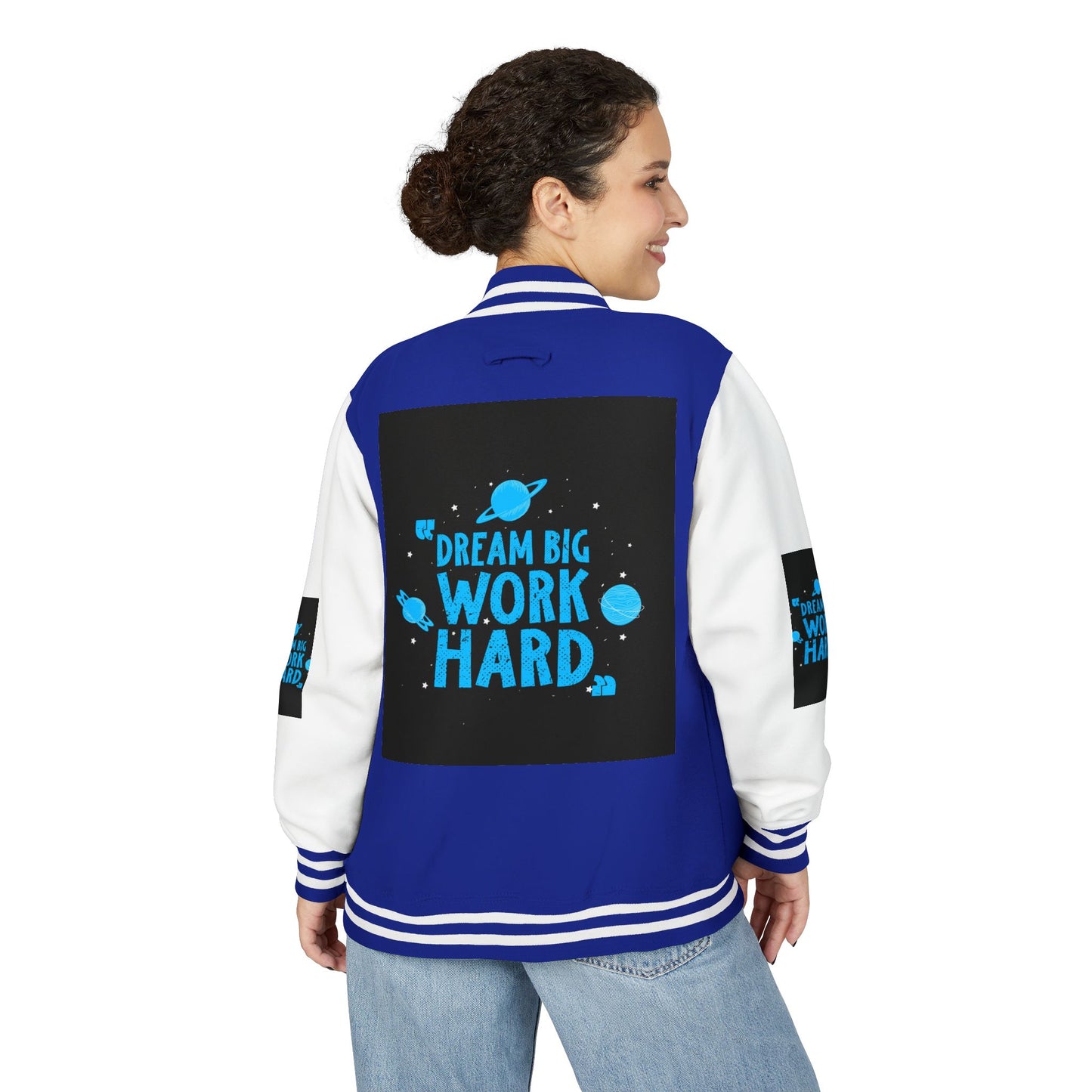 Dream Big Work Hard Letterman Jacket
