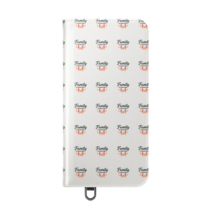 Family First Flip Phone Case — Wallet Flip Case with Card Slots