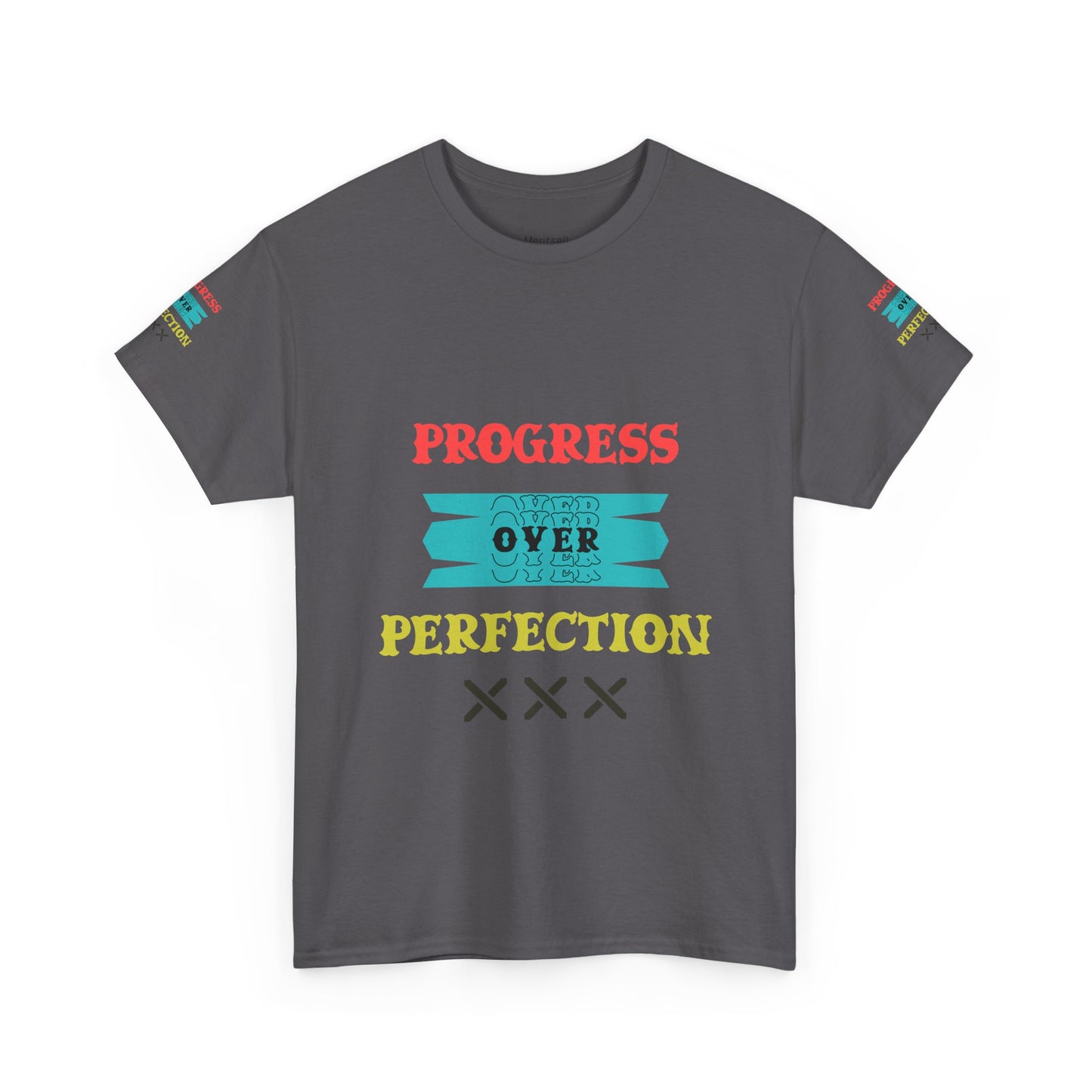 Progress Over Perfection T‑Shirt — Motivational Graphic Tee