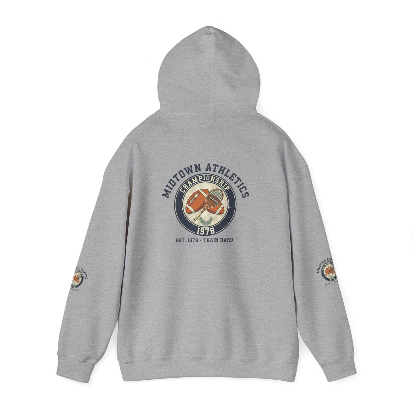 Athletic Hoodie — Midtown Athletics '78 Vintage Running Club Sweatshirt