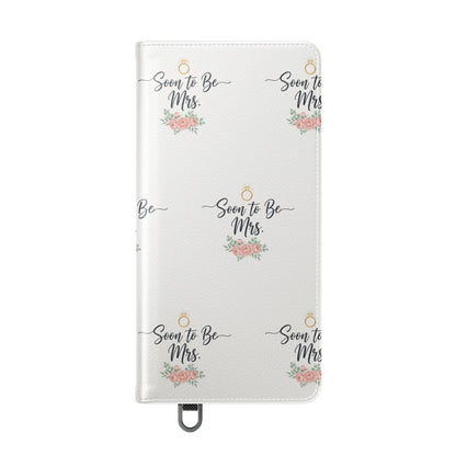 Flip Case — 'Soon to Be Mrs.' Floral Ring Phone Wallet