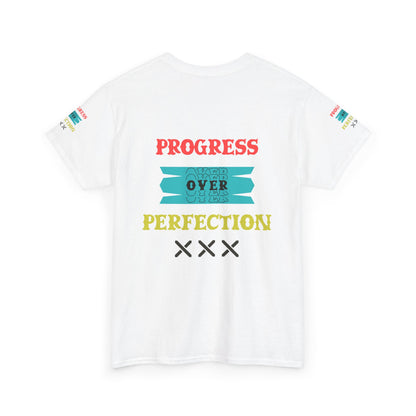 Progress Over Perfection T‑Shirt — Motivational Graphic Tee