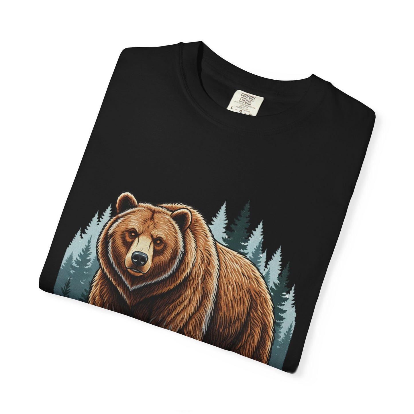 Bear Graphic T-Shirt — "Wild & Wise" Forest Adventure Tee