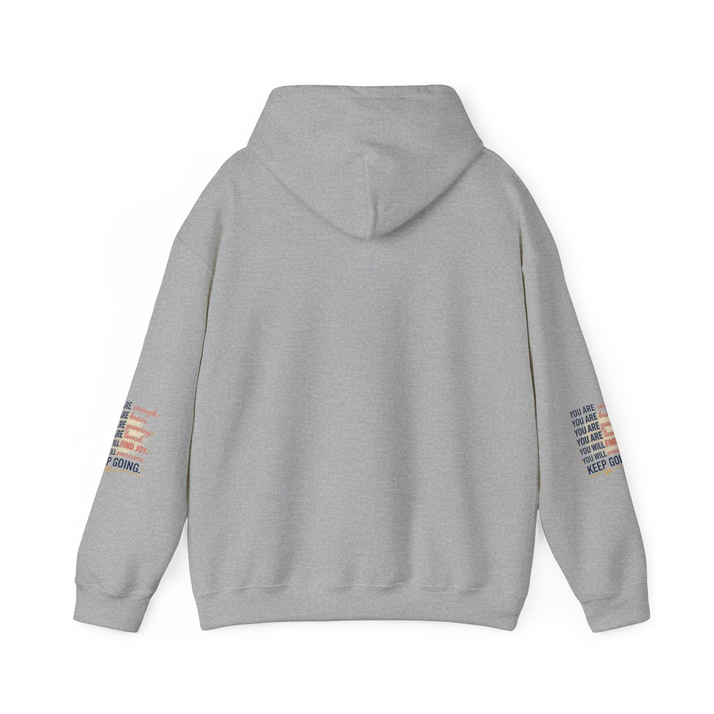 Inspirational 'Keep Going' Hoodie — Positive Affirmation Motivational Sweatshirt