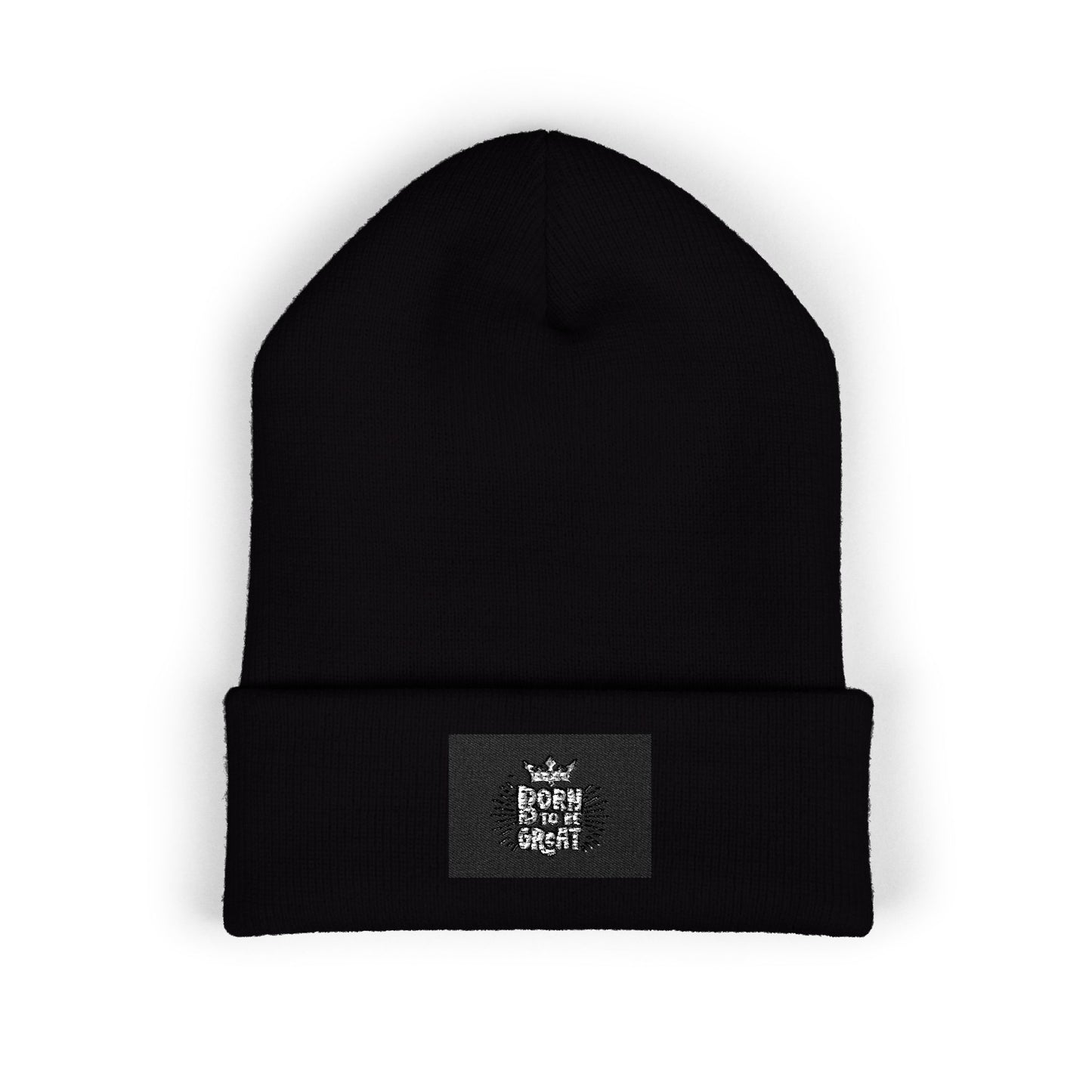 Embroidered Owl Cuffed Beanie — Classic Winter Knit Hat