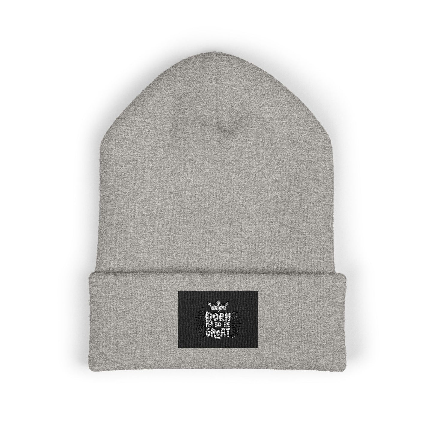 Embroidered Owl Cuffed Beanie — Classic Winter Knit Hat