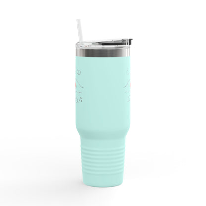 40oz Insulated Travel Mug — Heart & Home Sketch Design