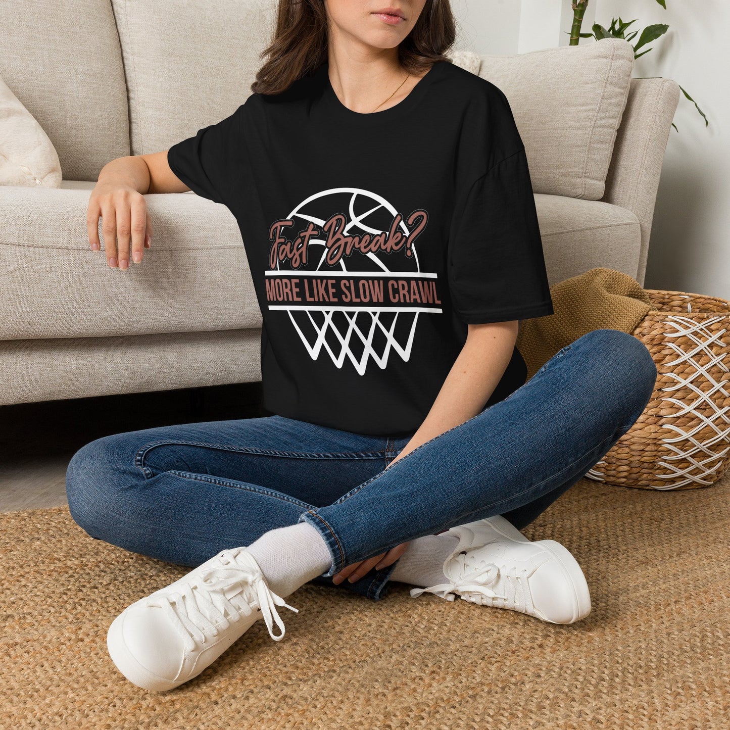 Fast Break? More Like Slow Crawl Basketball T-Shirt - Merit Sell